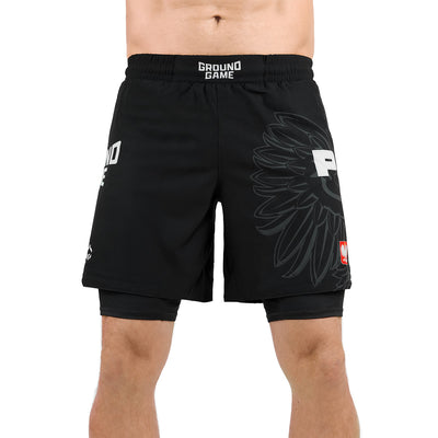 2-in-1 Training Shorts Poland 3.0 (Black)