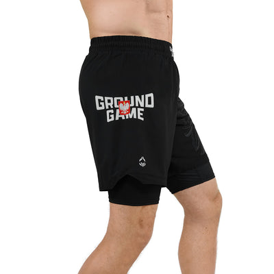 2-in-1 Training Shorts Poland 3.0 (Black)