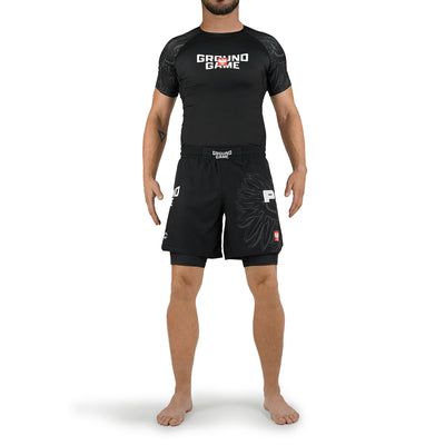 2-in-1 Training Shorts Poland 3.0 (Black)