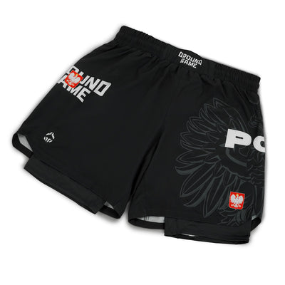 2-in-1 Training Shorts Poland 3.0 (Black)