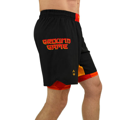 2-in-1 Training Shorts Ramen Cat