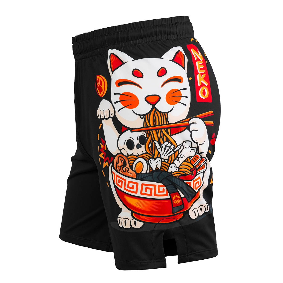 Kids' Training Shorts Ramen Cat