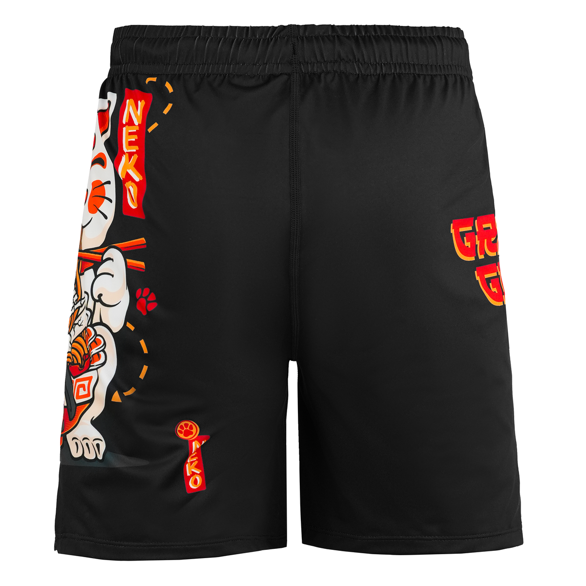 Kids' Training Shorts Ramen Cat