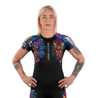 Rashguard damski Bushido 4.0 krótki rękaw