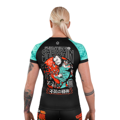 Rashguard damski Fukutsu krótki rękaw