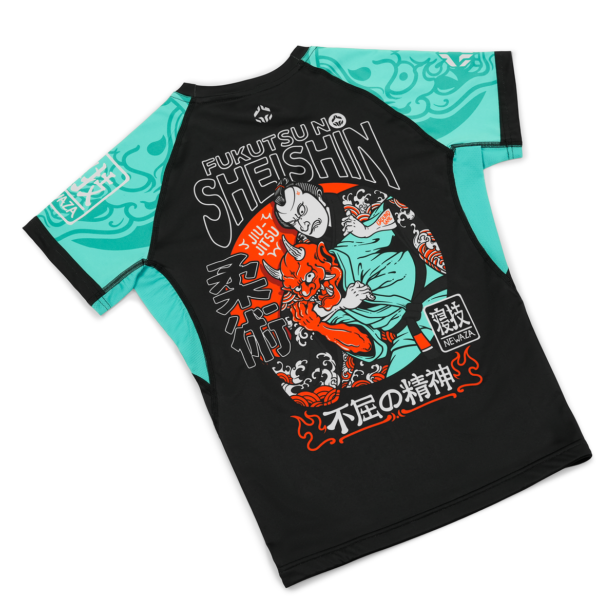 Rashguard damski Fukutsu krótki rękaw