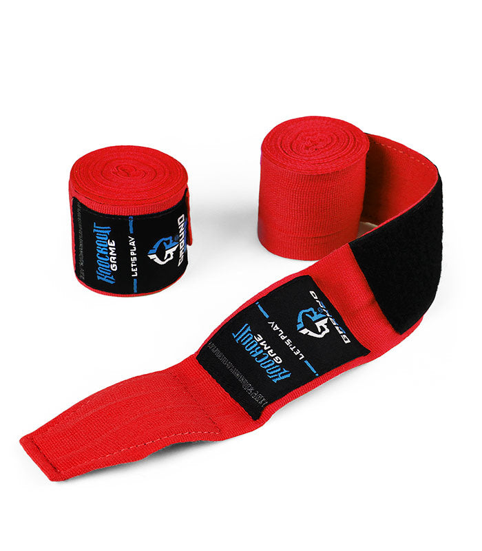 Bandaże / owijki bokserskie 2,5 m Classic (Czerwone)