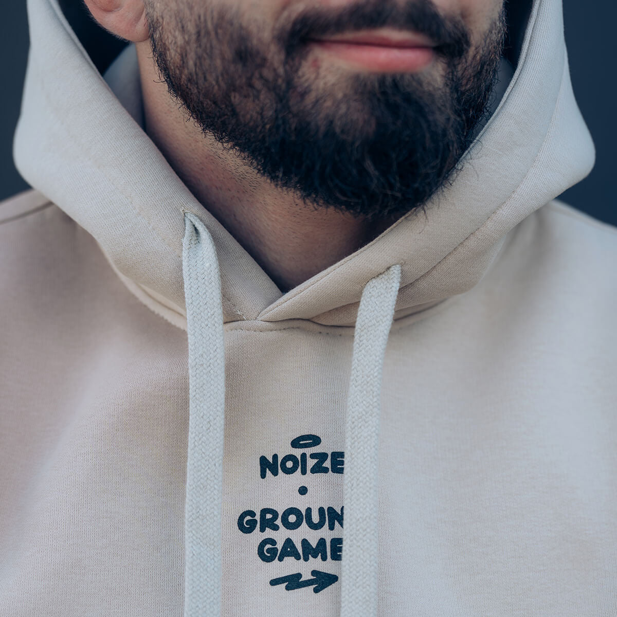 Hoodie Jiu-Jitsu is Calling x Noize (Beige)