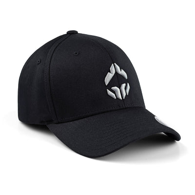 Czapka z daszkiem Logo 3D Platinum (Czarna)