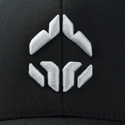 Czapka z daszkiem Logo 3D Platinum (Czarna)