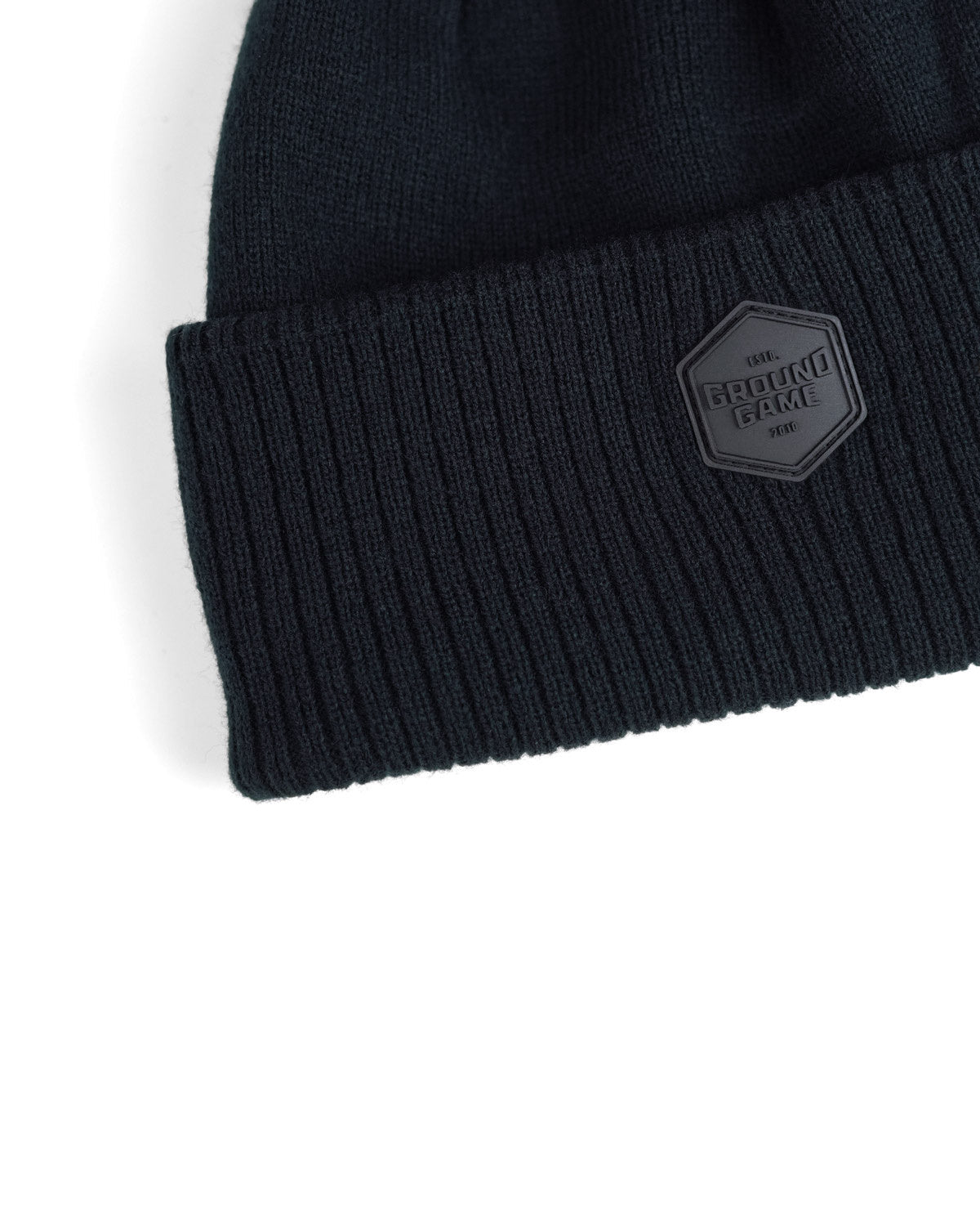 Pom-Pom Winter Hat Label (Black)