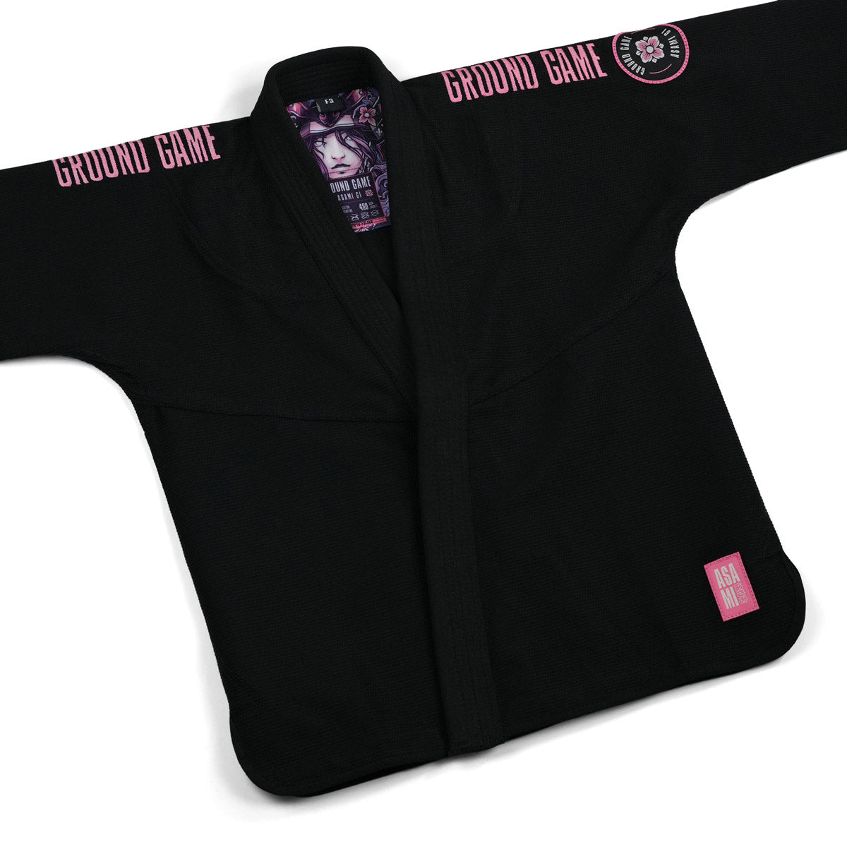 Dámske kimono / gi na BJJ Asami (čierne)