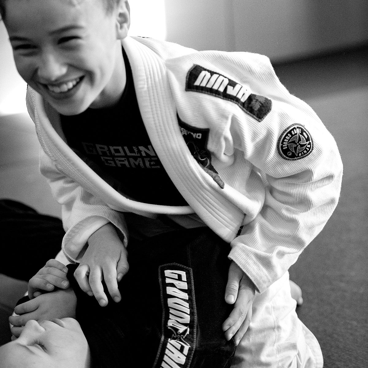 Kids' BJJ GI Ninja (White) + FREE Belt