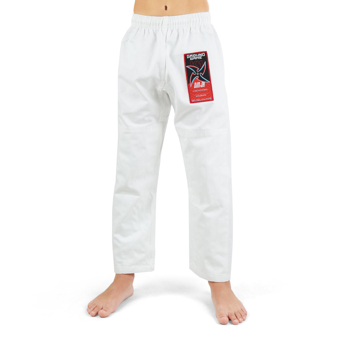 Kids' BJJ GI Ninja (White) + FREE Belt