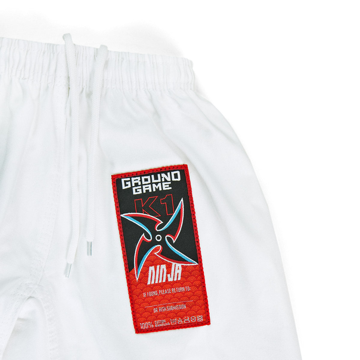 Kids' BJJ GI Ninja (White) + FREE Belt