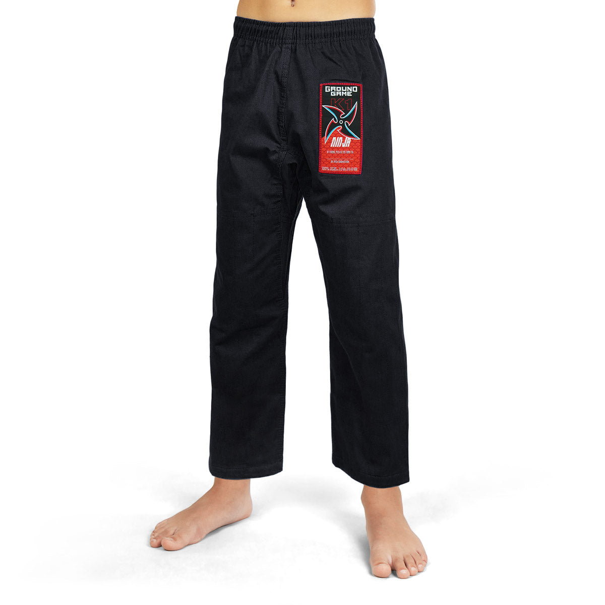 GI do BJJ dla dzieci Ninja (Czarne) + pas GRATIS