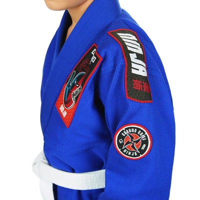 GI do BJJ dla dzieci Ninja (Niebieskie) + pas GRATIS