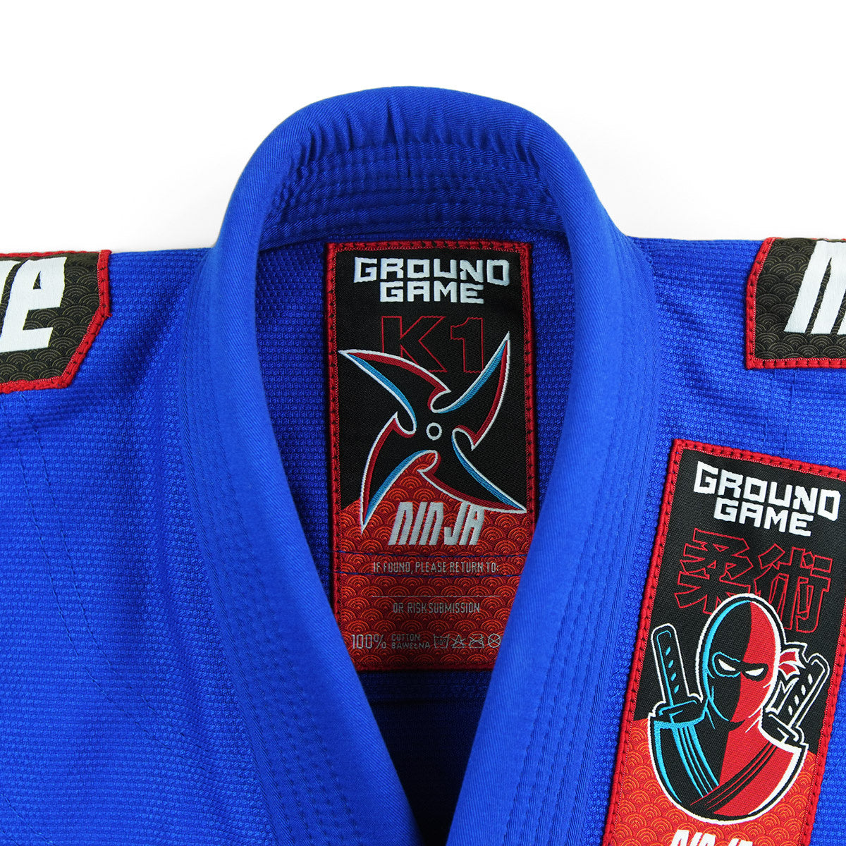 GI do BJJ dla dzieci Ninja (Niebieskie) + pas GRATIS
