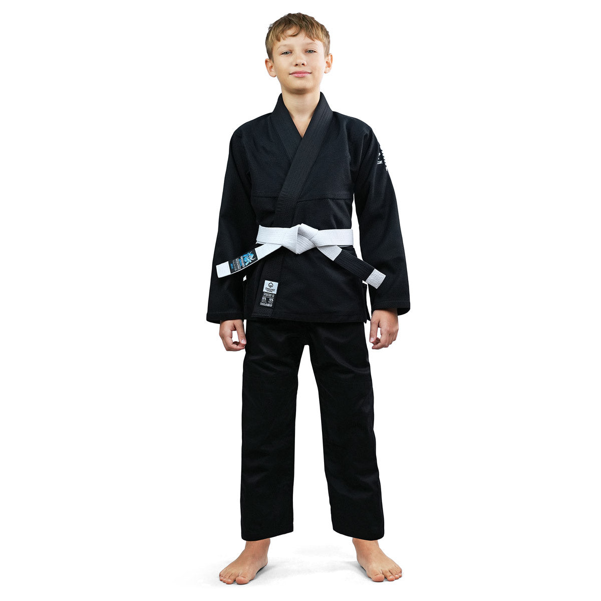 Kids' BJJ Gi Spartan (Black)