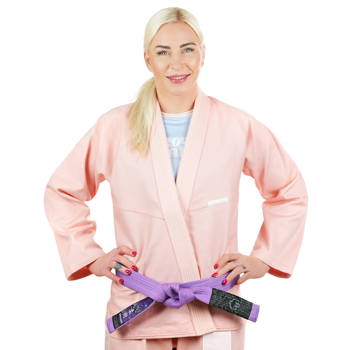 Kimono/GI damskie do BJJ Champion 3.0 (Brzoskwiniowy)