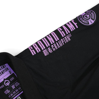 Women's BJJ GI Champion 3.0 Lavender (Black) + FREE Belt