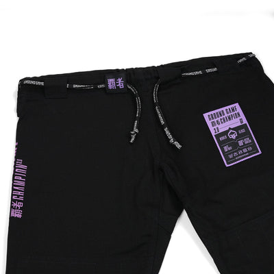 Women's BJJ GI Champion 3.0 Lavender (Black) + FREE Belt
