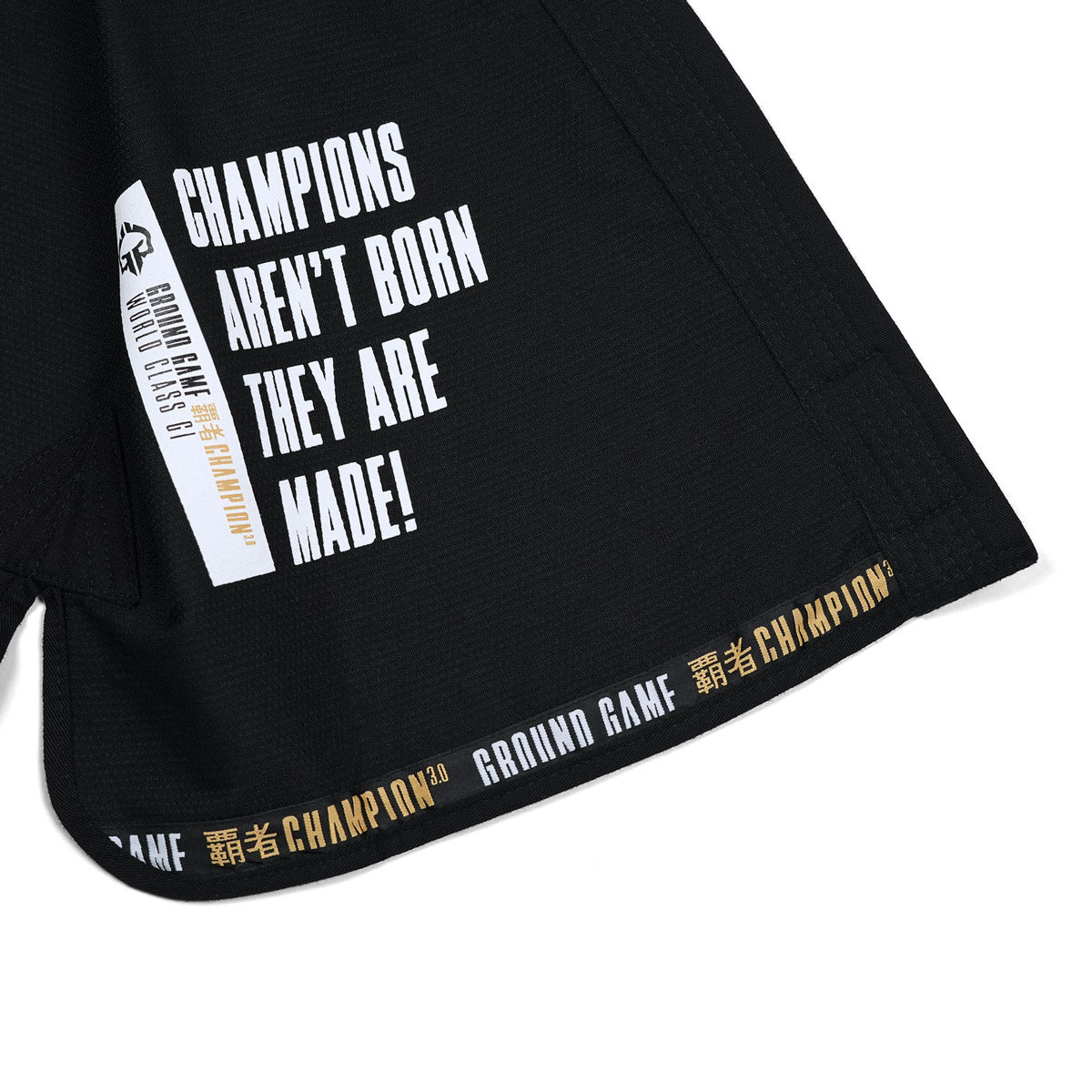 BJJ GI Champion 3.0 (Black) + FREE Belt