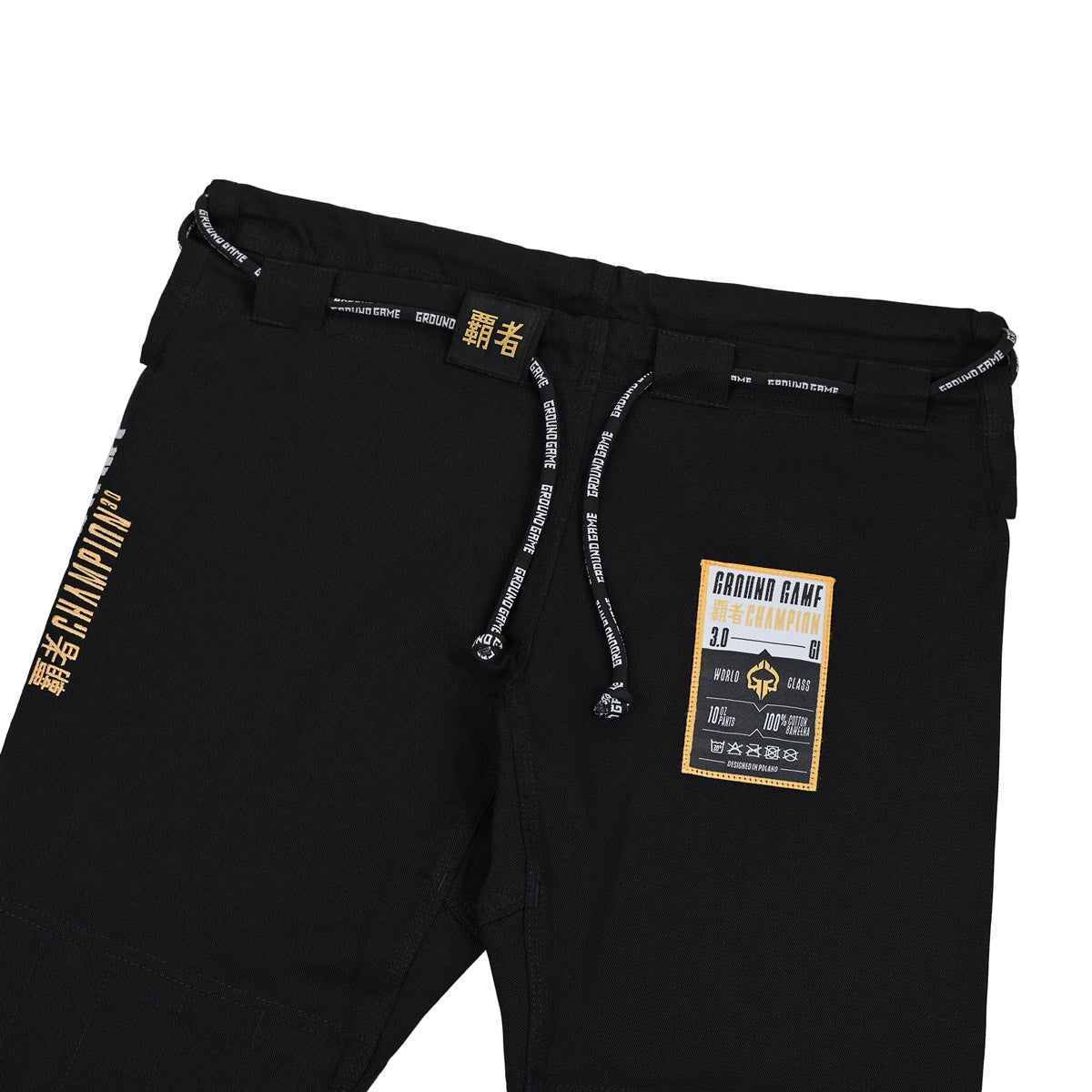 BJJ GI Champion 3.0 (Black) + FREE Belt
