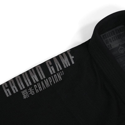 BJJ GI Champion 3.0 Shadow (Black) + FREE Belt