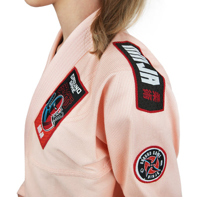 Kimono/Gi do BJJ dla dzieci Ninja (Brzoskwiniowe) + pas GRATIS