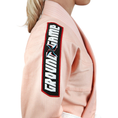 Kimono/Gi do BJJ dla dzieci Ninja (Brzoskwiniowe) + pas GRATIS