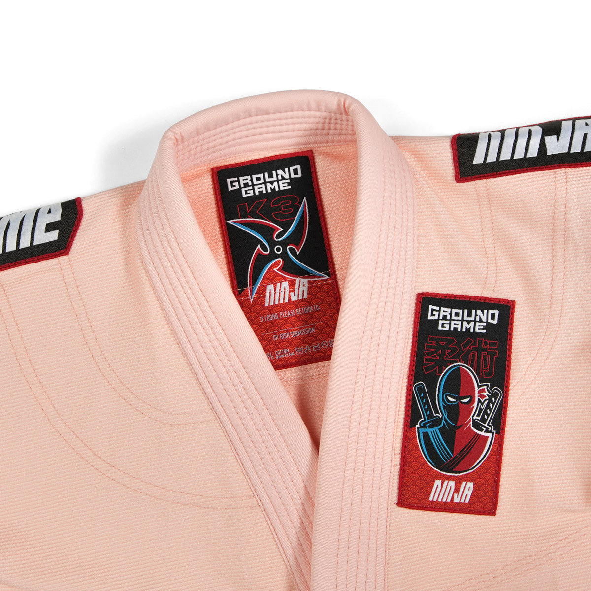 Kimono/Gi do BJJ dla dzieci Ninja (Brzoskwiniowe) + pas GRATIS