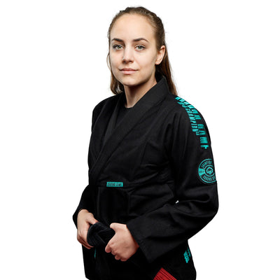 Kimono/gi damskie do BJJ Champion 3.0 Mint (Czarne) + pas GRATIS