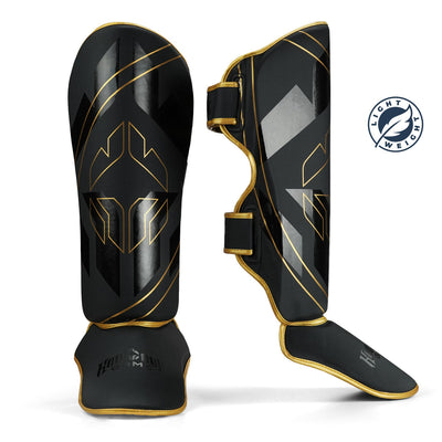 Light Shin Guards Logo 3.0 Gold