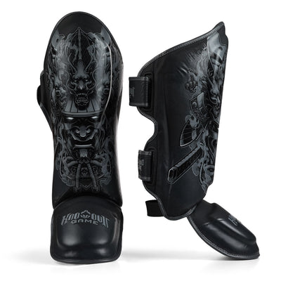 Shin Guards Samurai Shadow