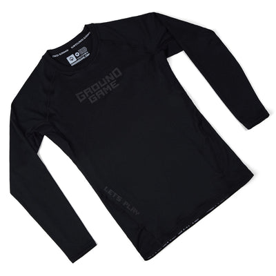Rashguard Athletic Shadow Black long sleeve