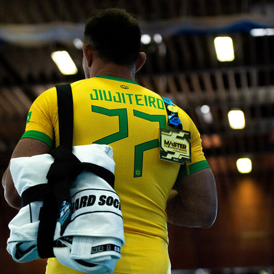 Rashguard Brazil Football krótki rękaw