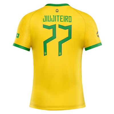 Rashguard Brazil Football krótki rękaw