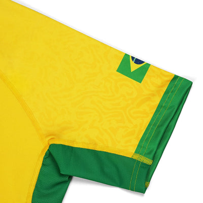Rashguard Brazil Football krótki rękaw