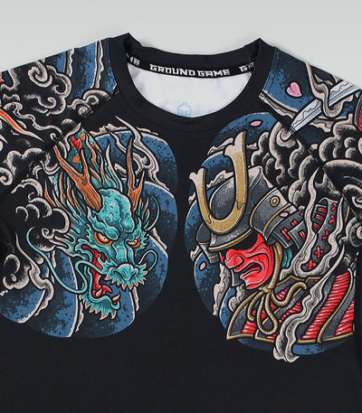 Rashguard Bushido 3.0 krótki rękaw (Czarny)
