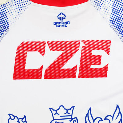 Rashguard Czechy krótki rękaw (Biały)