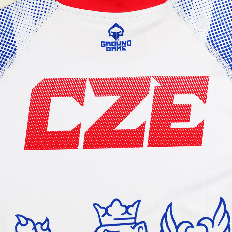 Rashguard Czechy krótki rękaw (Biały)