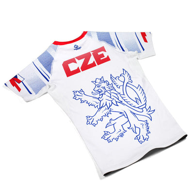 Rashguard Czechy krótki rękaw (Biały)