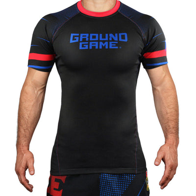 Rashguard Czechy krótki rękaw (Czarny)