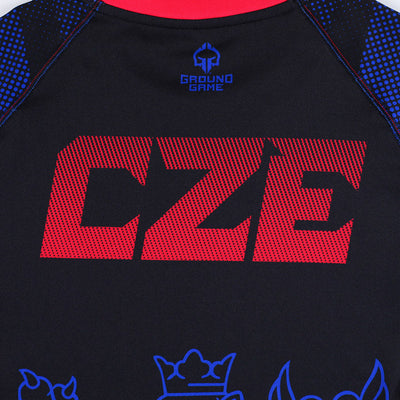 Rashguard Czechy krótki rękaw (Czarny)