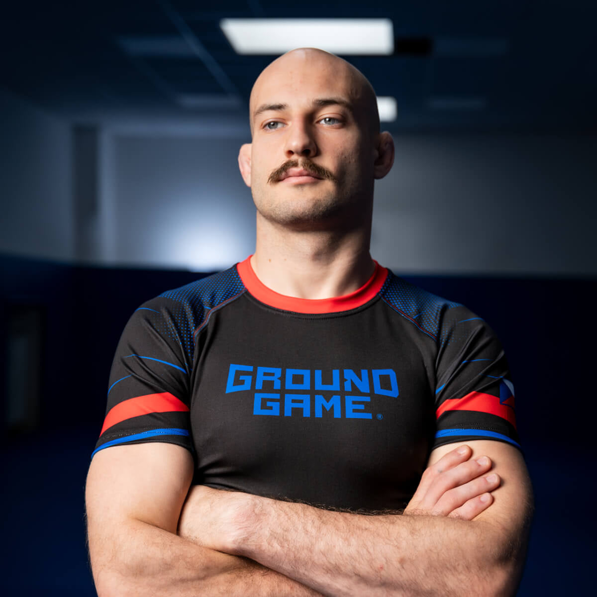Rashguard Czechy krótki rękaw (Czarny)