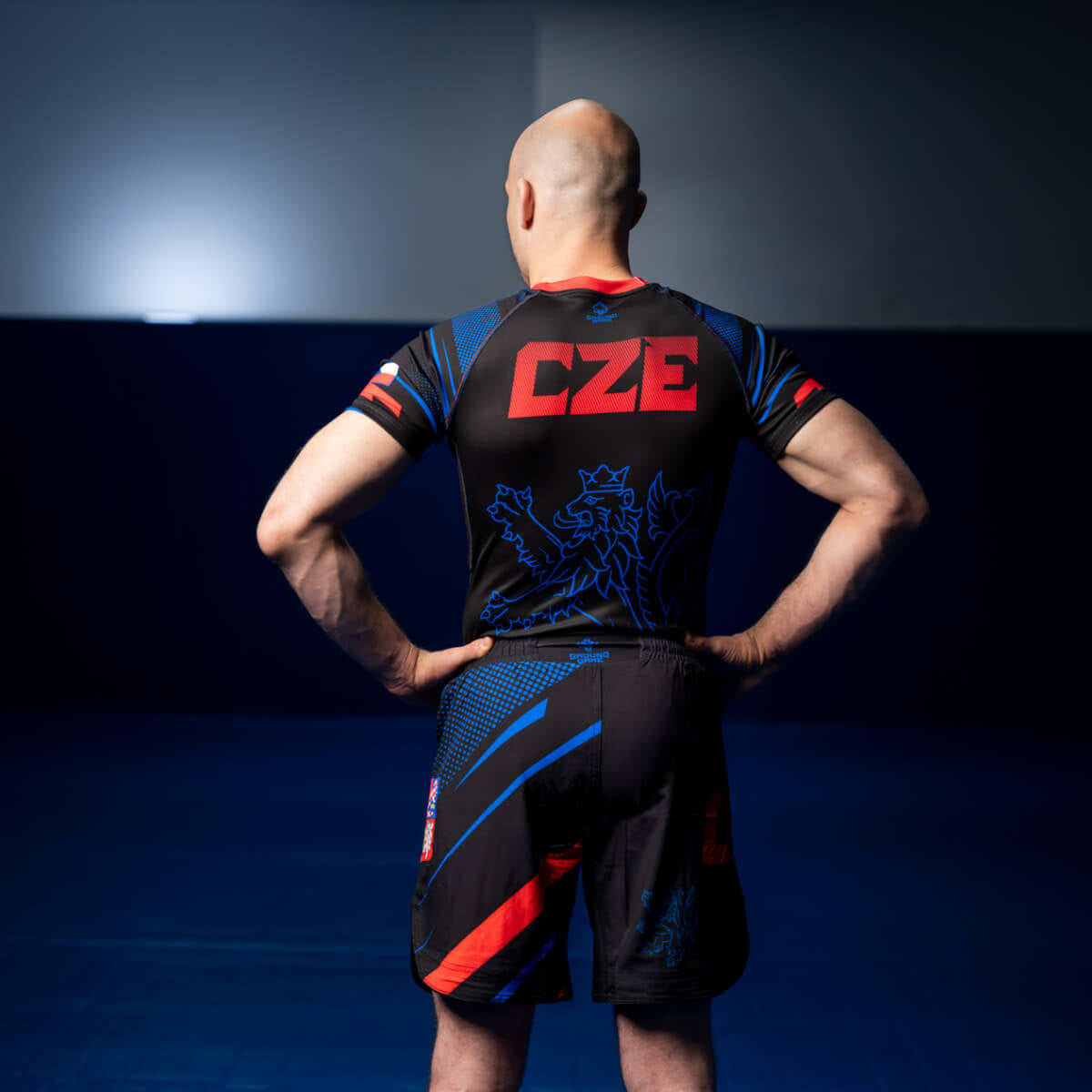 Rashguard Czechy krótki rękaw (Czarny)