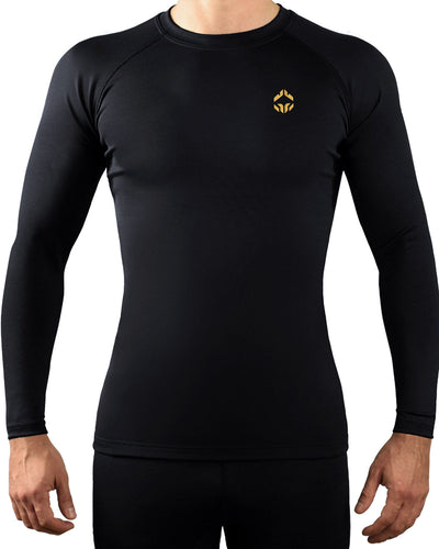 Rashguard Essential Gold długi rękaw
