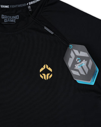 Rashguard Essential Gold krótki rękaw