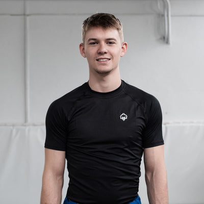 Rashguard Essential Platinum krótki rękaw